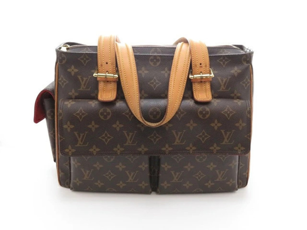 Louis Vuitton LV Shoulder Monogram Bag Cite Multipli Brown